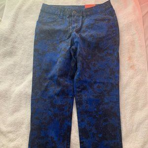 camo black and blue jeans